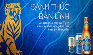 Hãng Bia Tiger với khẩu hiệu “Bản lĩnh đàn ông”