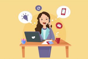 Một nhân viên chăm sóc khách hàng qua điện thoại cần có giọng nói truyền cảm