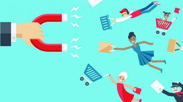 Để có người tiêu dùng, doanh nghiệp bắt buộc phải thu hút thêm khách hàng mới