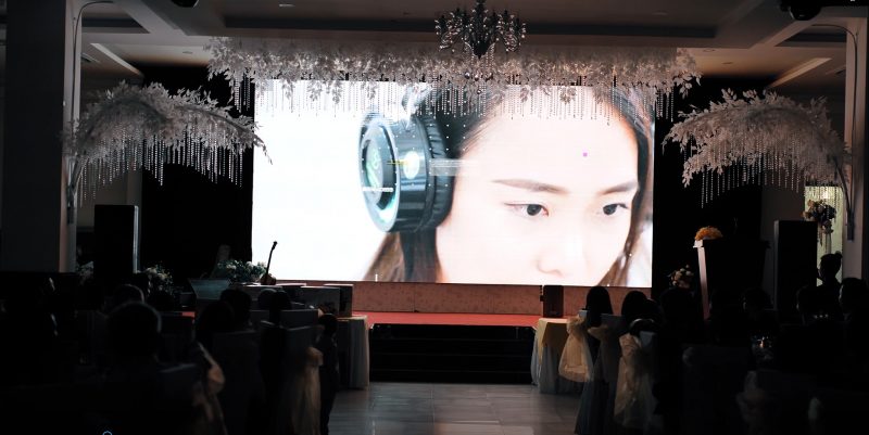 màn hình lcd tạo sự chuyên nghiệp cho doanh nghiệp tại các sự kiện